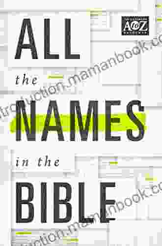 All The Names In The Bible (A To Z Series)